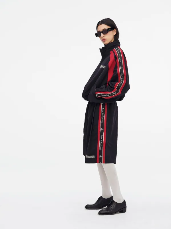 CASA DE CHAVARRIA - ORALE TRACK SHORT - BLACK BEAUTY sold by Willy Chavarria