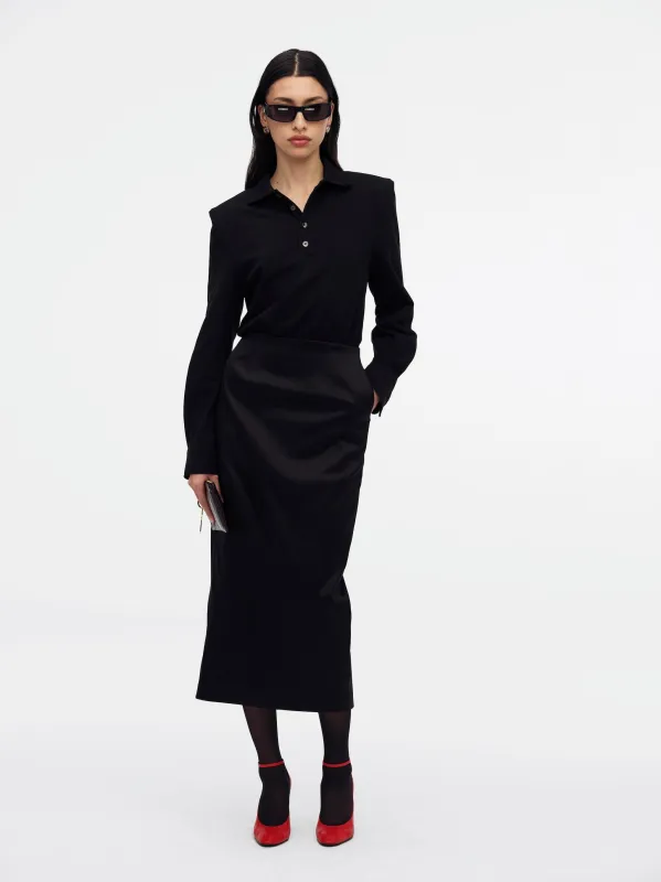 POLO DRESS - BLACK BEAUTY made by Willy Chavarria