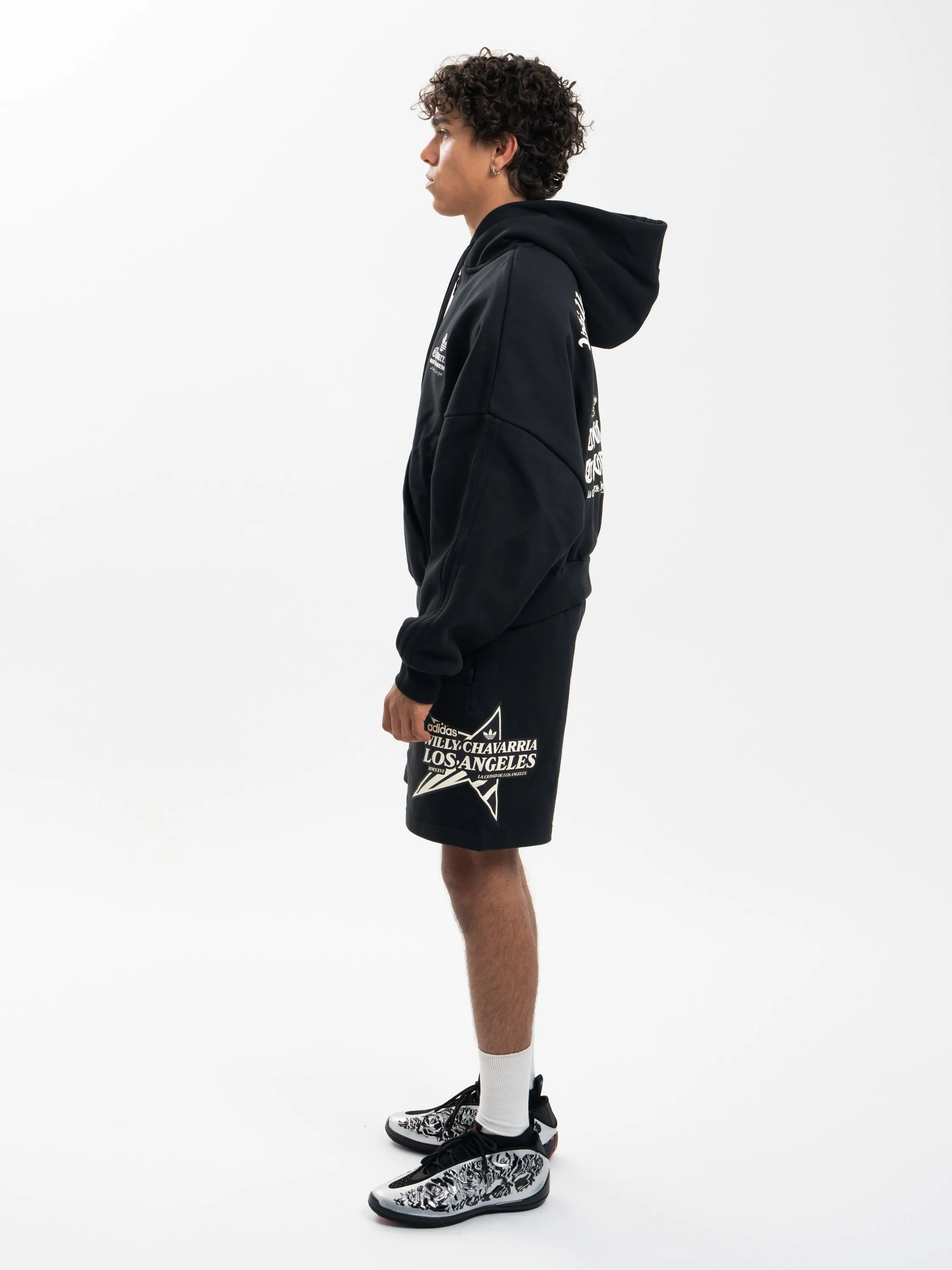 ADIDAS X WC COMPTON HOODIE - BLK sold by Willy Chavarria product image thumbnail 2