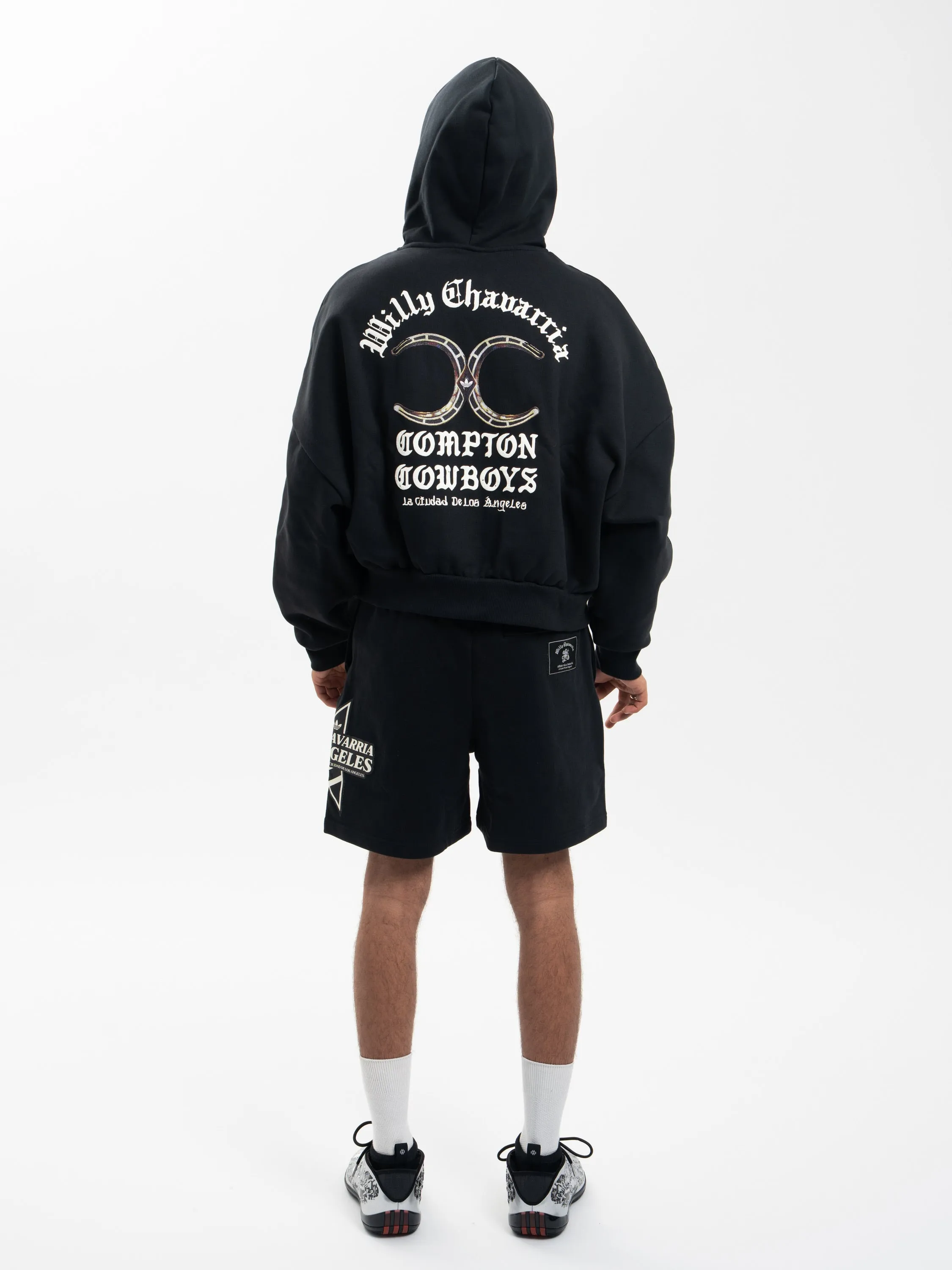 ADIDAS X WC COMPTON HOODIE - BLK sold by Willy Chavarria product image thumbnail 4