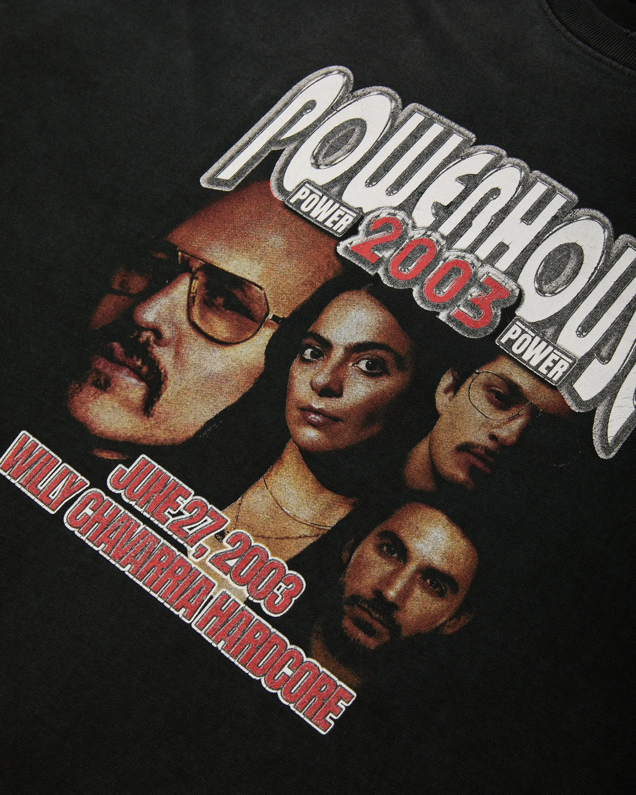 POWERHOUSE NORTHSIDER TEE - BLACK BEAUTY sold by Willy Chavarria product image thumbnail 3