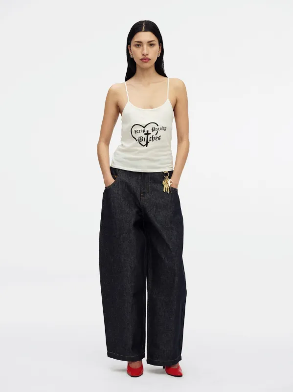 KEEP PRAYING BITCHES - CHOLITA TANK - MASA sold by Willy Chavarria