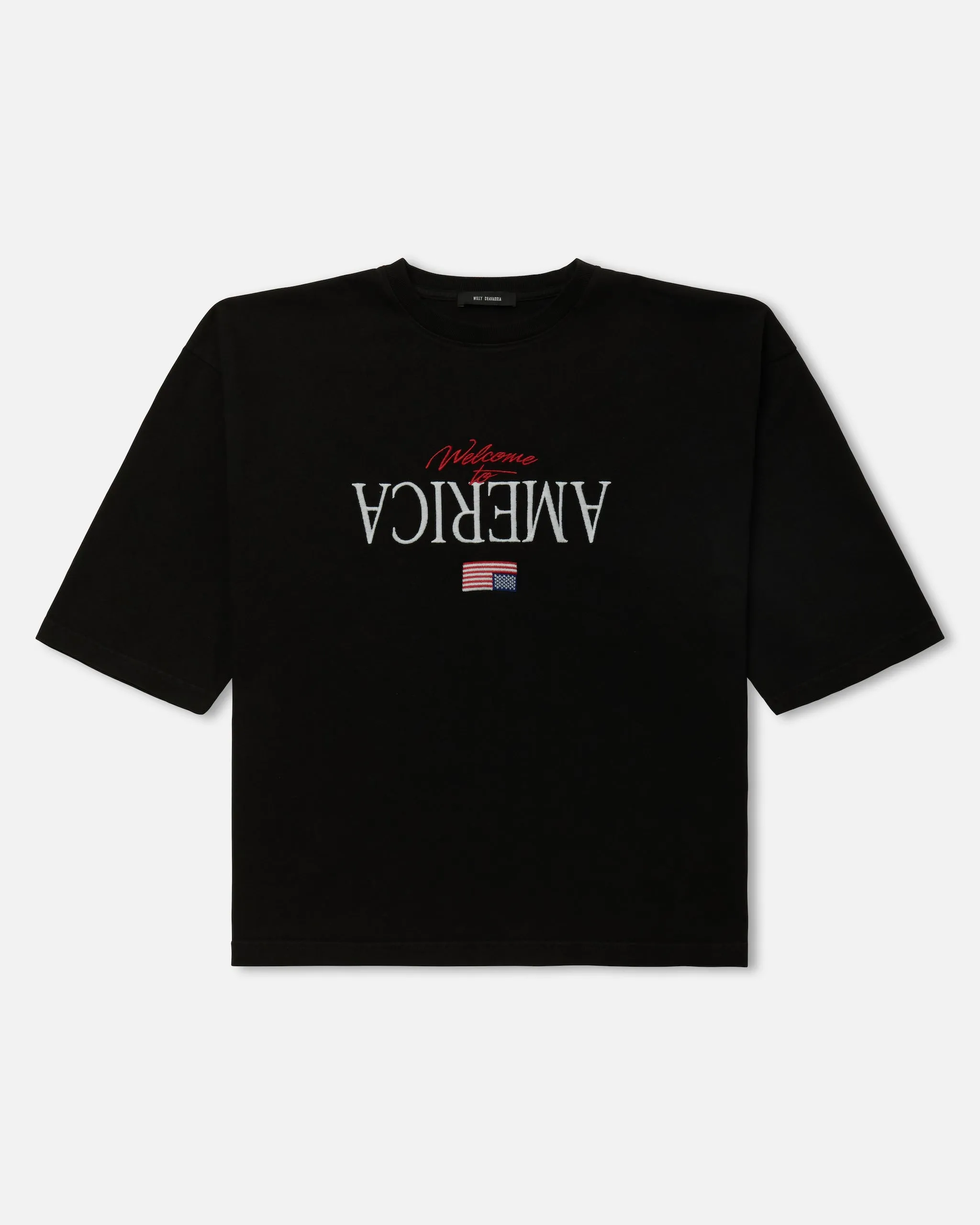 WELCOME TO AMERICA - BUFFALO TEE - BLACK BEAUTY sold by Willy Chavarria