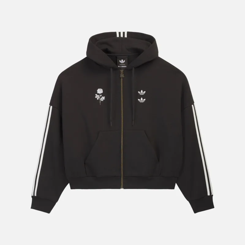 ADIDAS X WC LOS ANGELES FULL ZIP HOODIE - BLK sold by Willy Chavarria