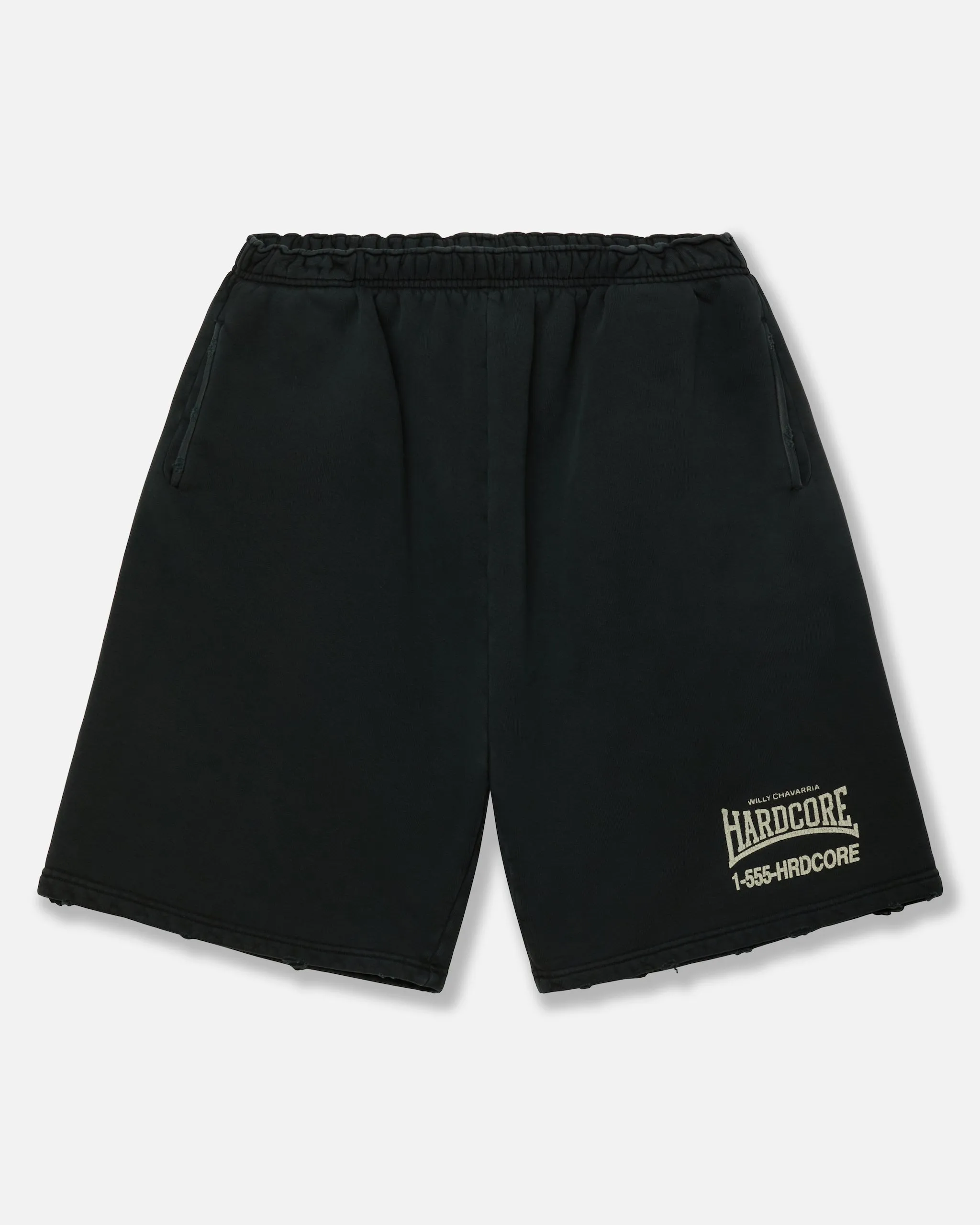HARDCORE BUFFALO SWEATSHORT - BLACK BEAUTY sold by Willy Chavarria