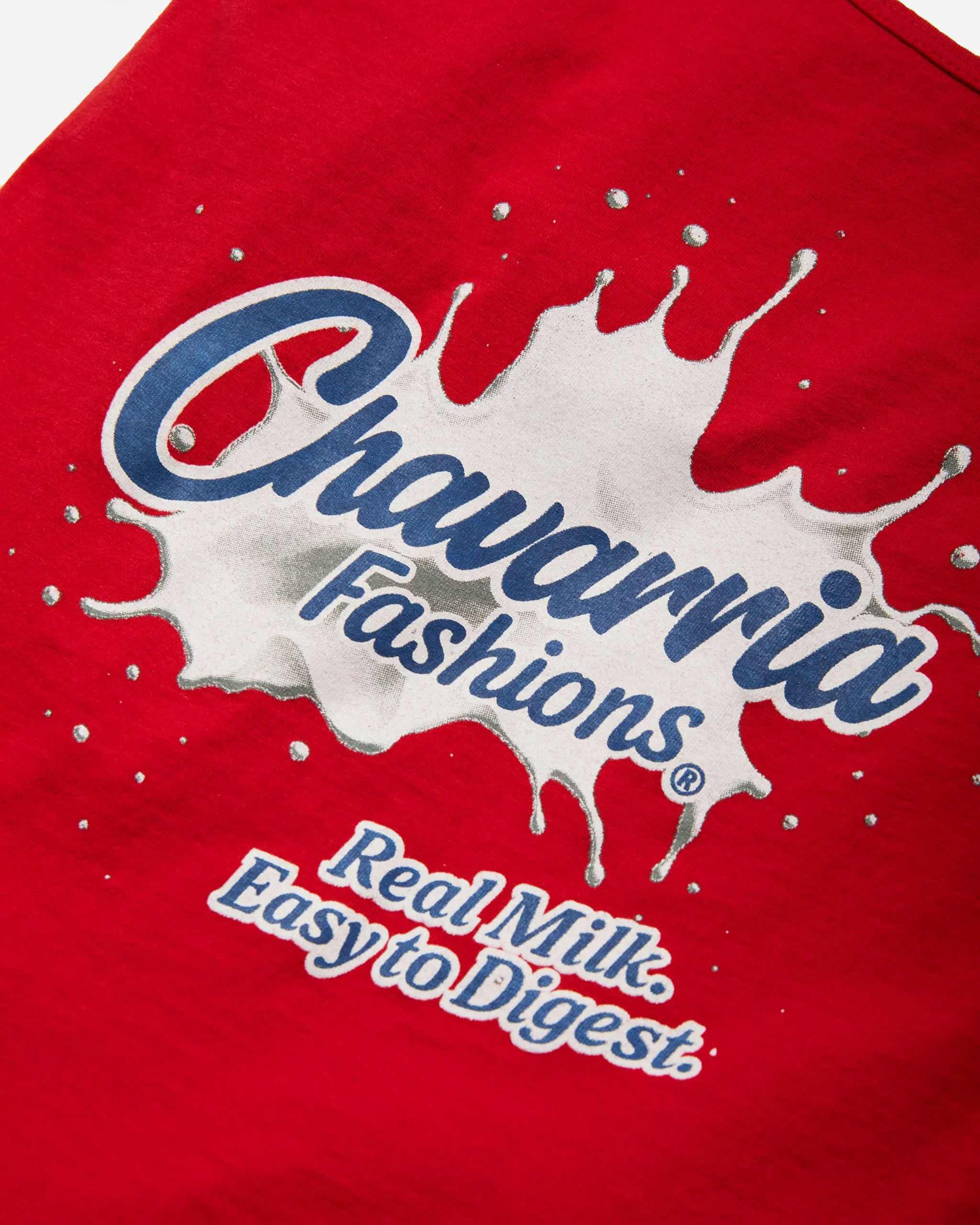 WILLY LECHE CHOLITA TANK - RED HOT sold by Willy Chavarria product image thumbnail 3