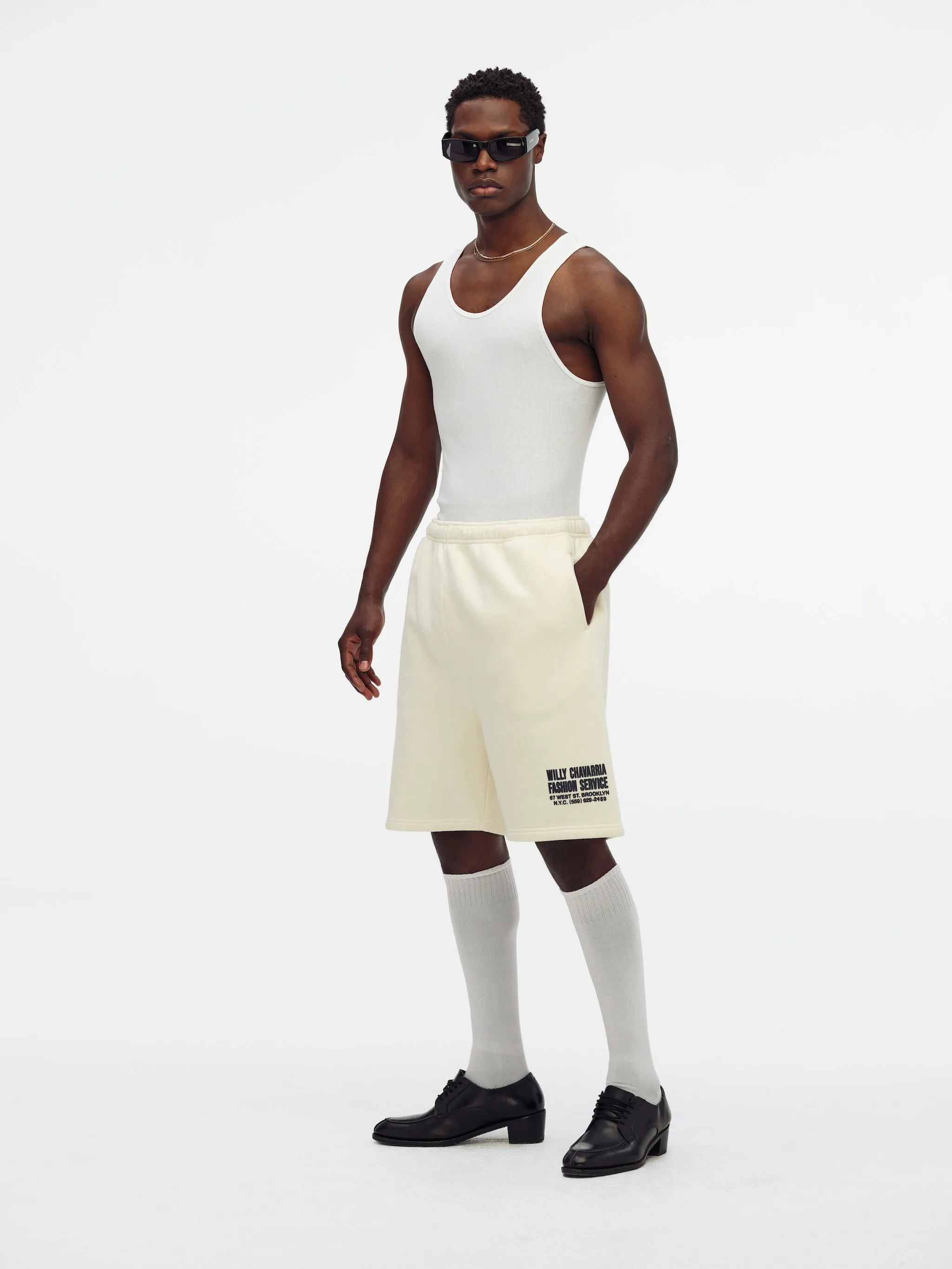 FASHION SERVICES BUFFALO SWEATSHORT - MASA sold by Willy Chavarria product image thumbnail 3