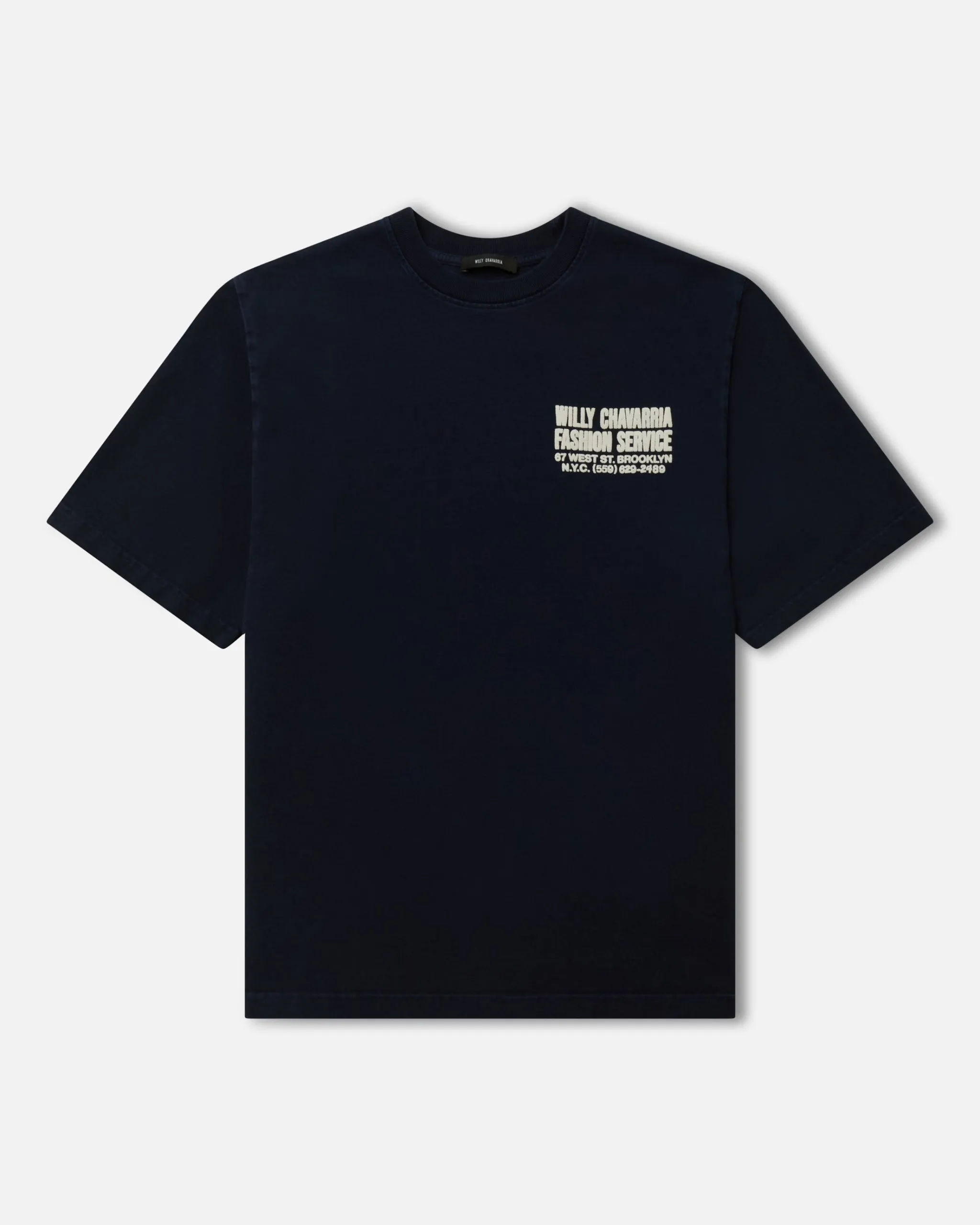 FASHION SERVICES STANDARD TEE - PEACOAT sold by Willy Chavarria
