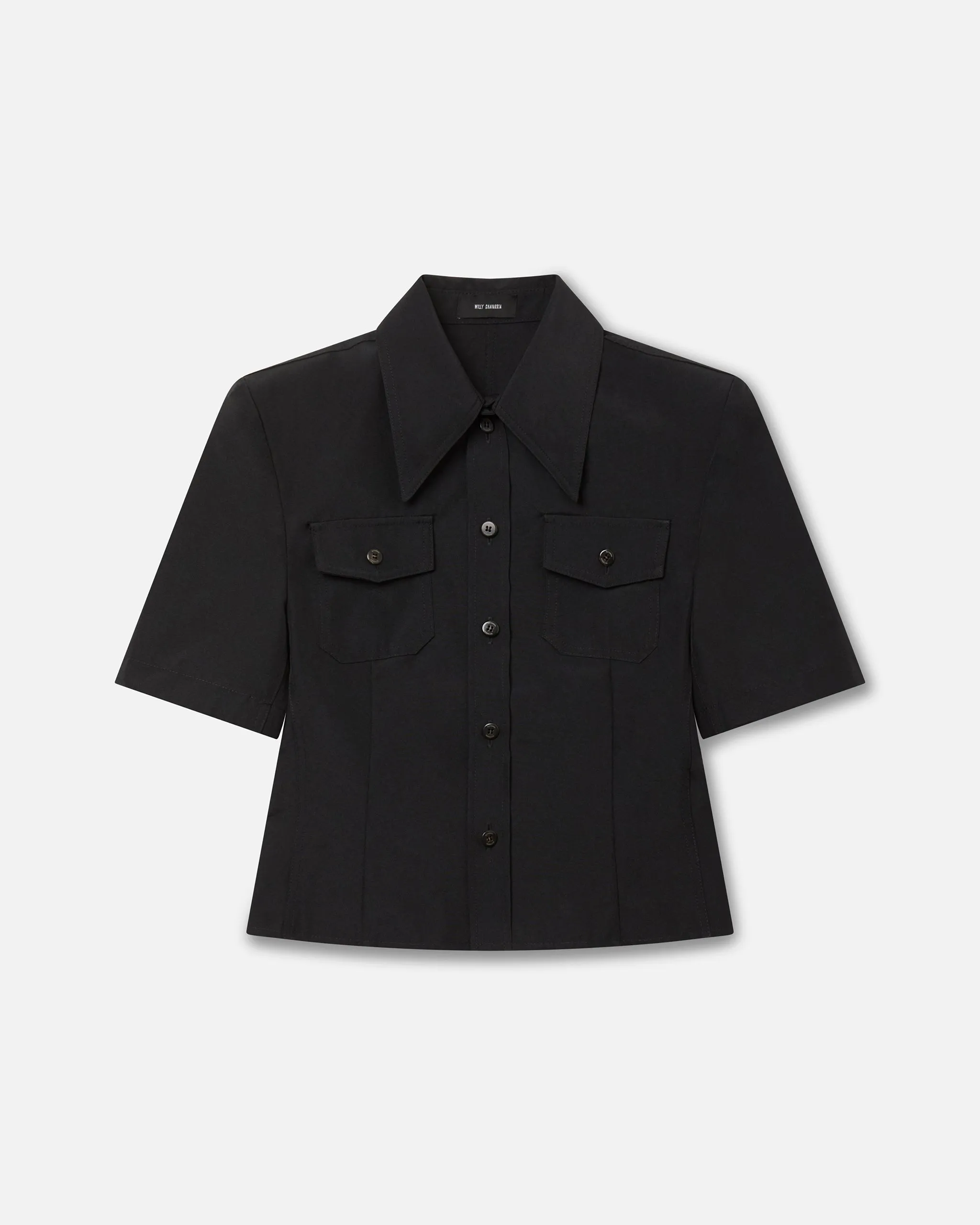 CHAVELA S/S SHIRT - BLK sold by Willy Chavarria