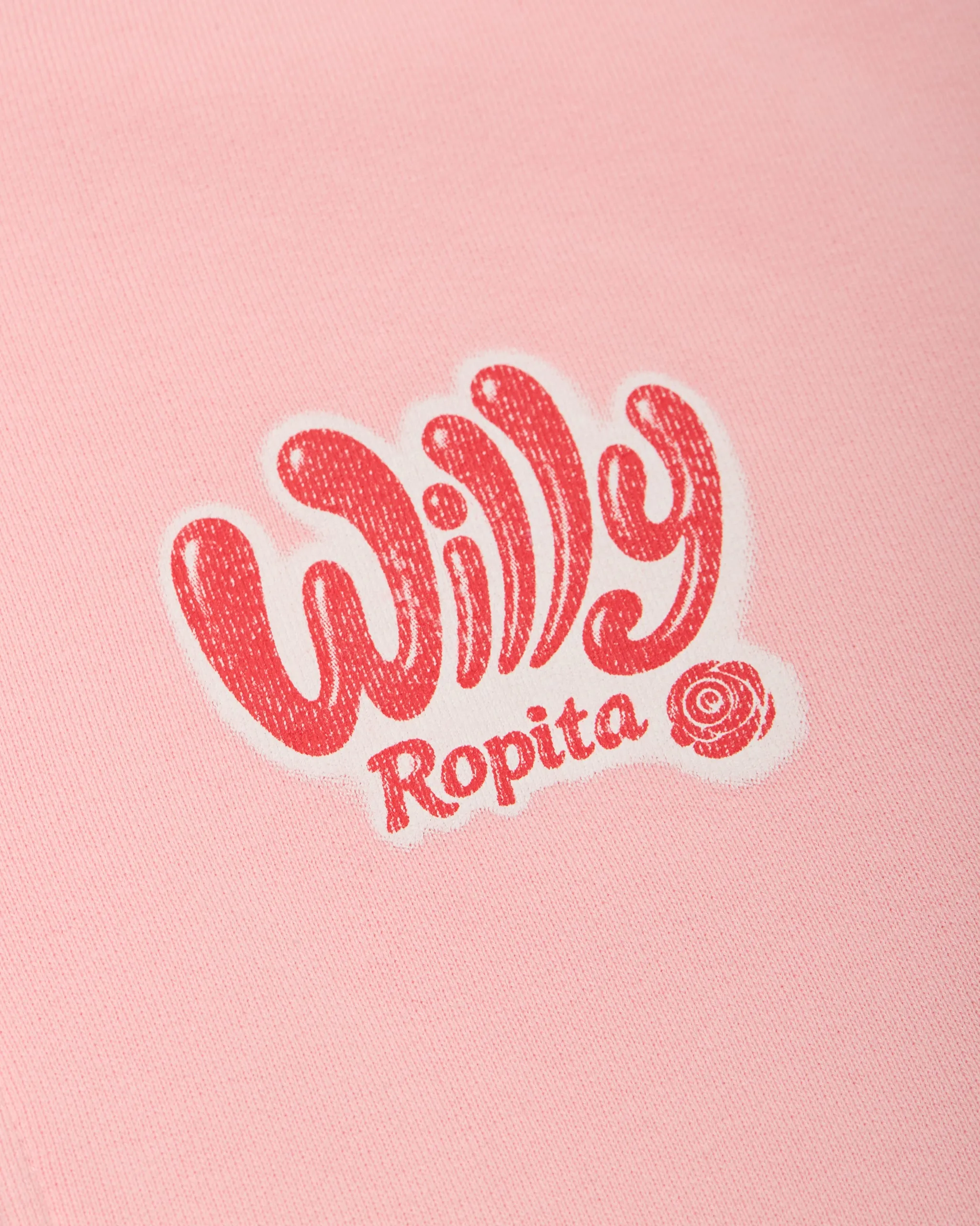 WILLY ROPITA SHRUNKEN ZIP-THROUGH HOODIE - CHICLE sold by Willy Chavarria product image thumbnail 3