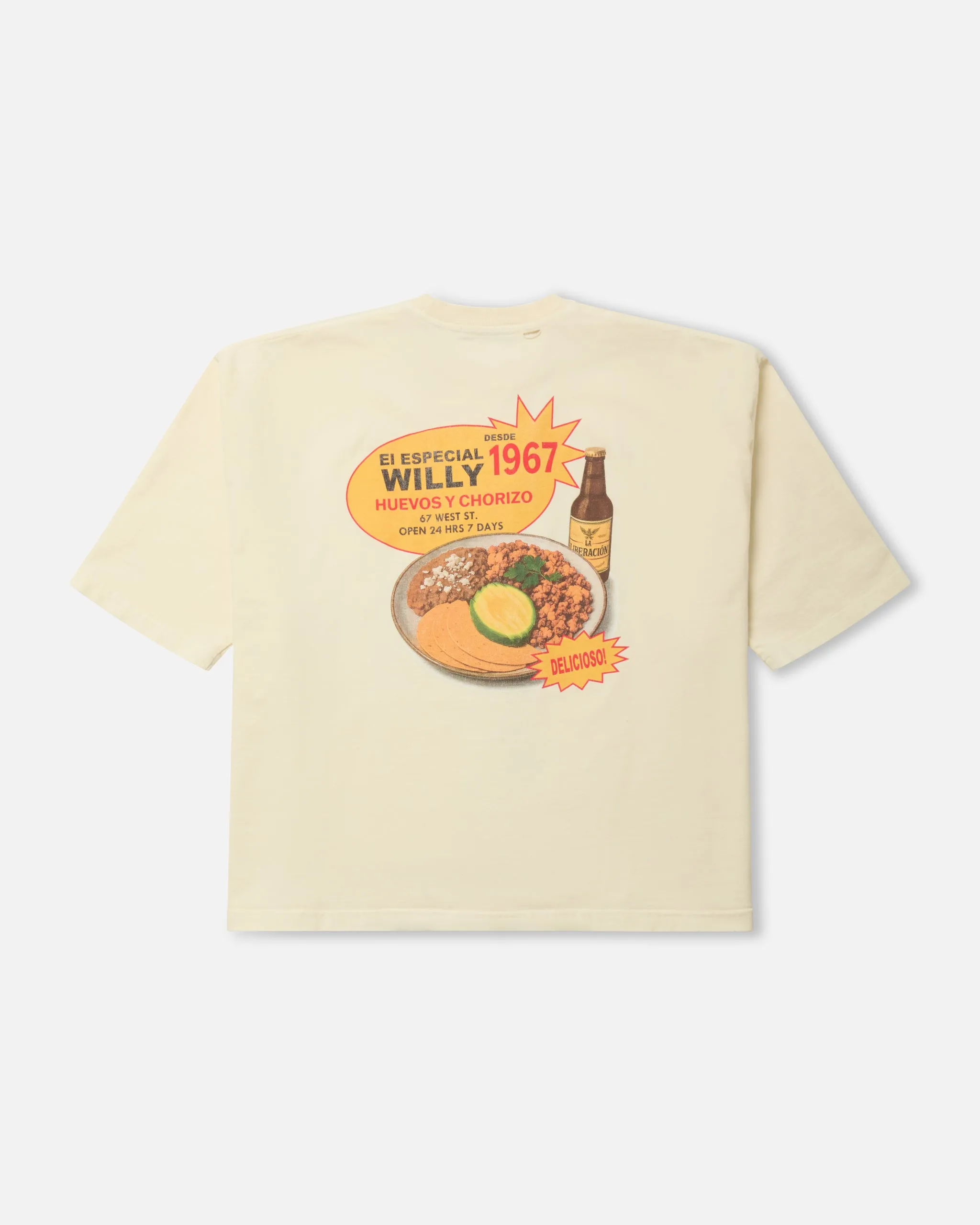 WILLY'S TACO SHOP BUFFALO TEE - MASA sold by Willy Chavarria product image thumbnail 2