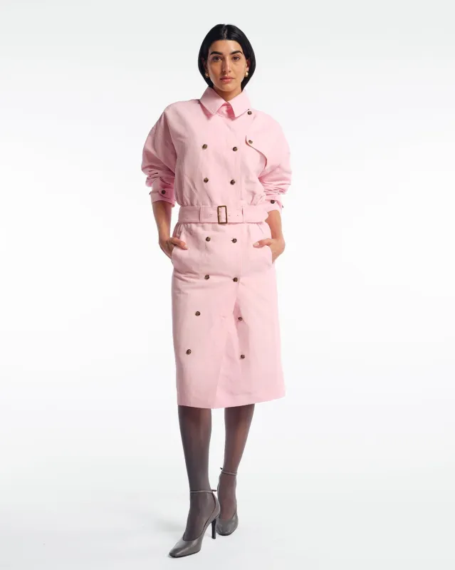 TRENCH DRESS - CHIC. made by Willy Chavarria