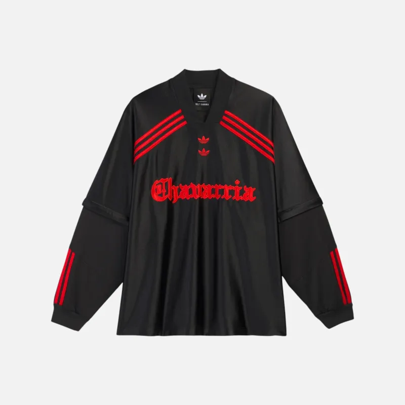 WC X ADIDAS DAZZLE LS JERSEY - BLK made by Willy Chavarria