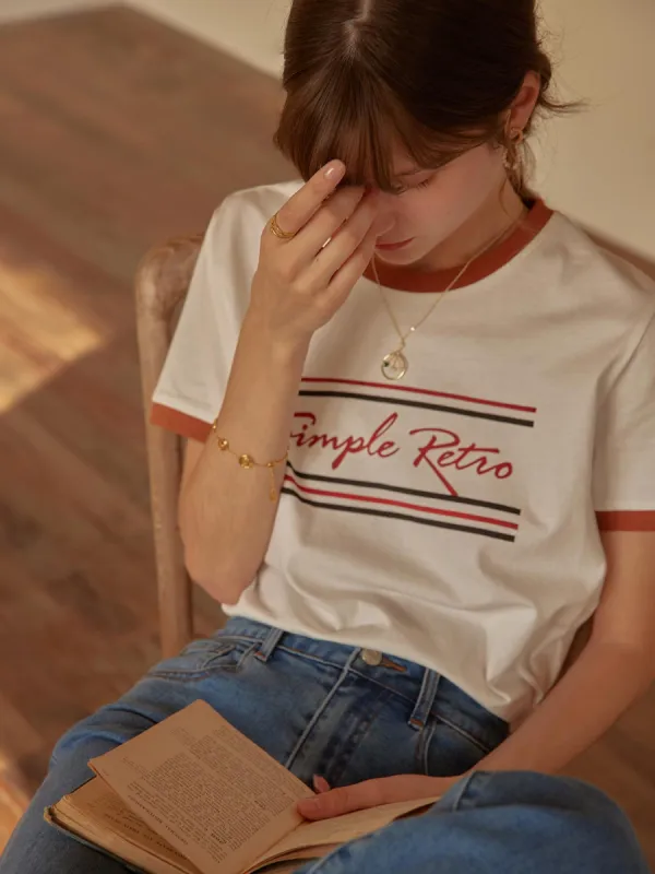 【Final Sale】Maya Logo Printed Vintage T-Shirt sold by Simple Retro