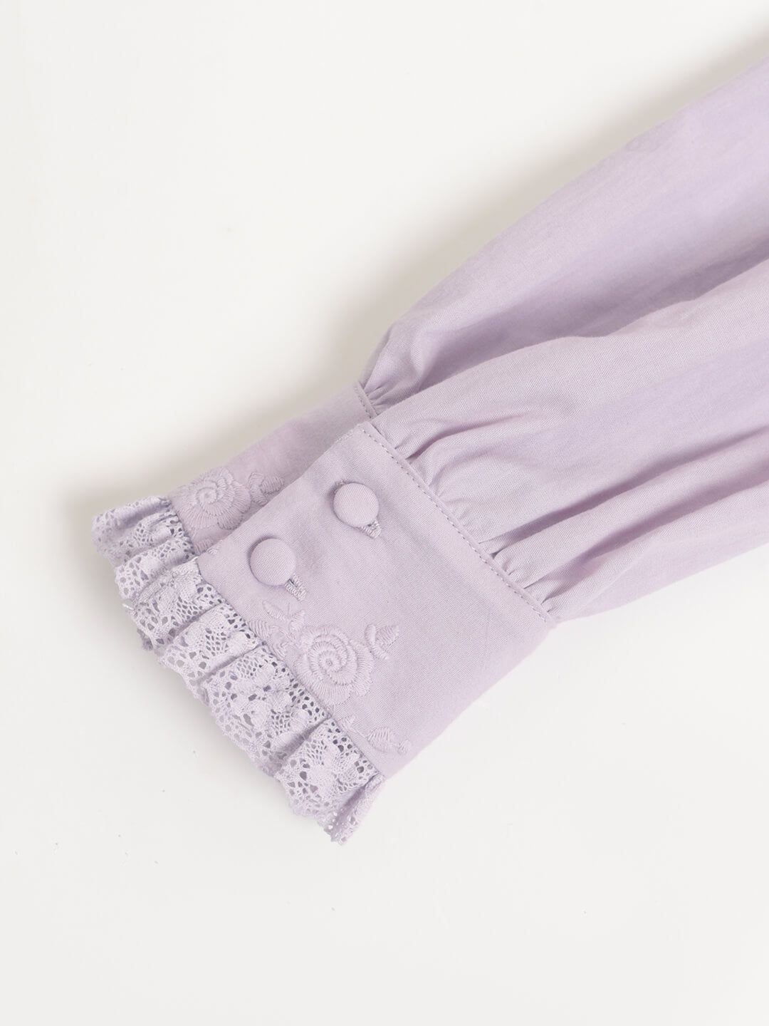 Paisley Embroidered Lace Purple Blouse sold by Simple Retro product image thumbnail 11