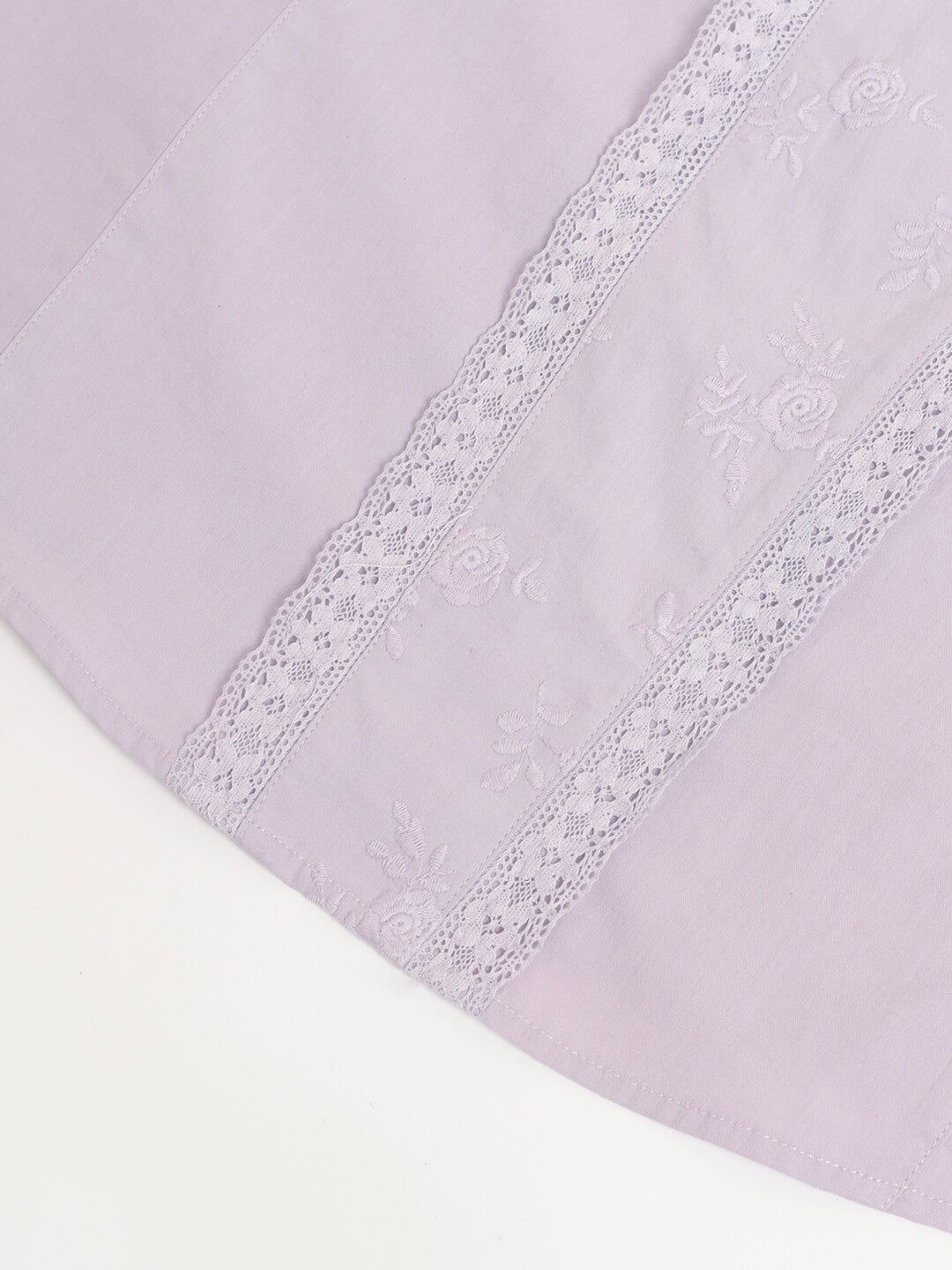 Paisley Embroidered Lace Purple Blouse sold by Simple Retro product image thumbnail 10