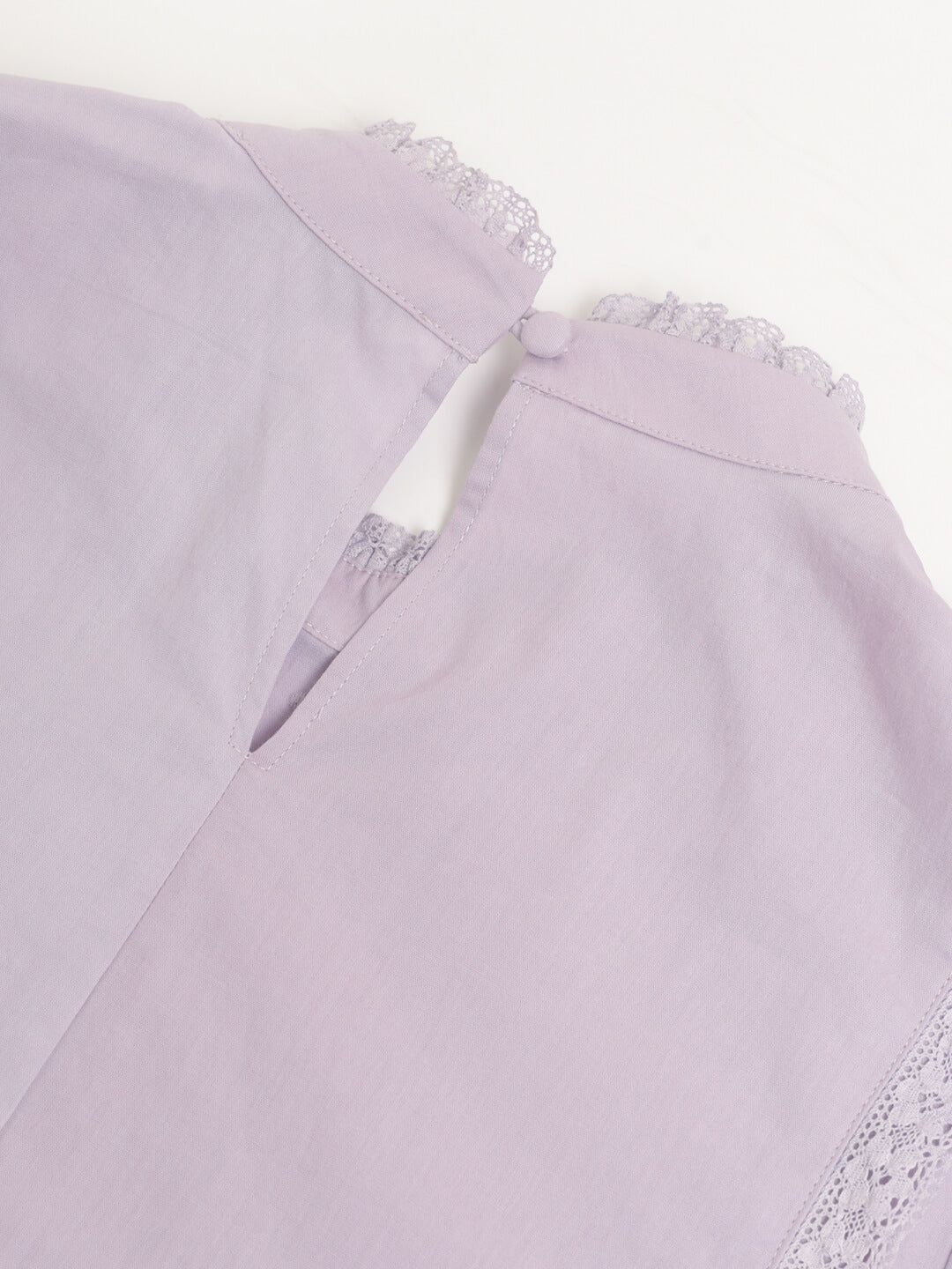 Paisley Embroidered Lace Purple Blouse sold by Simple Retro product image thumbnail 9