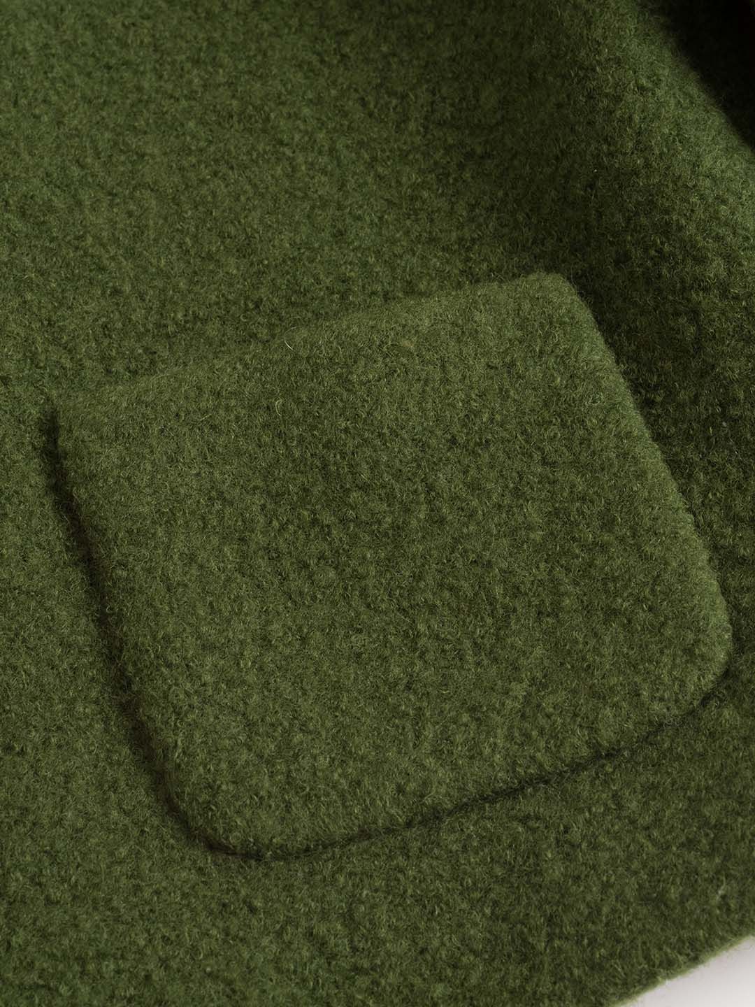 【Pre-order】Amelia Wool Round Neck Double Breasted Jacket sold by Simple Retro product image thumbnail 14