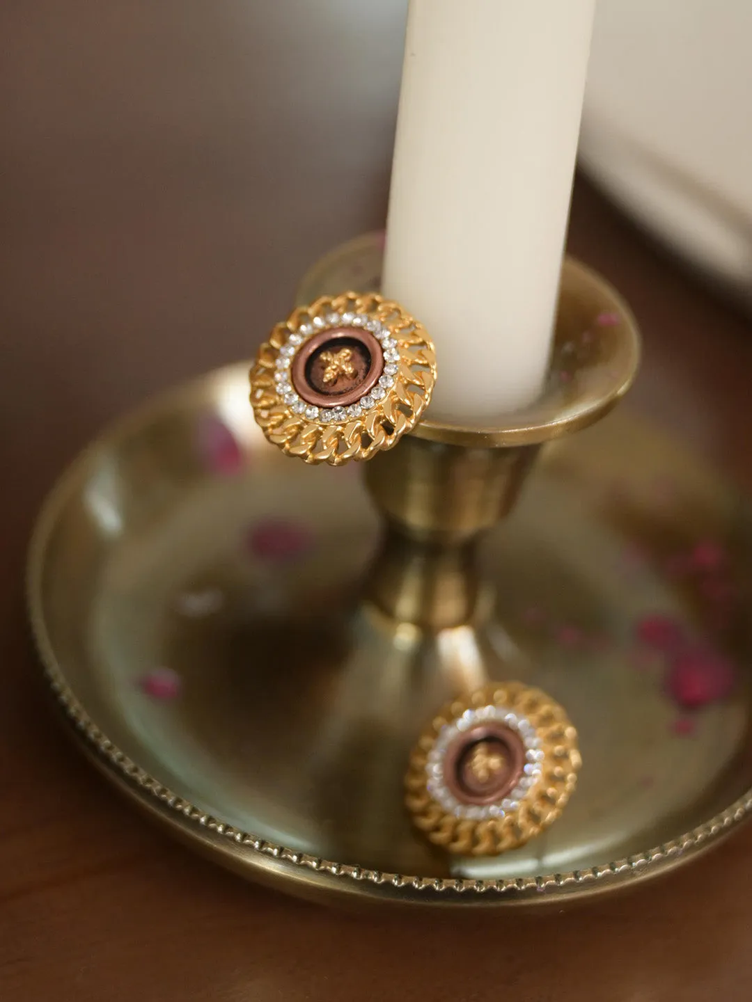 Macaron Gold Earrings sold by Simple Retro