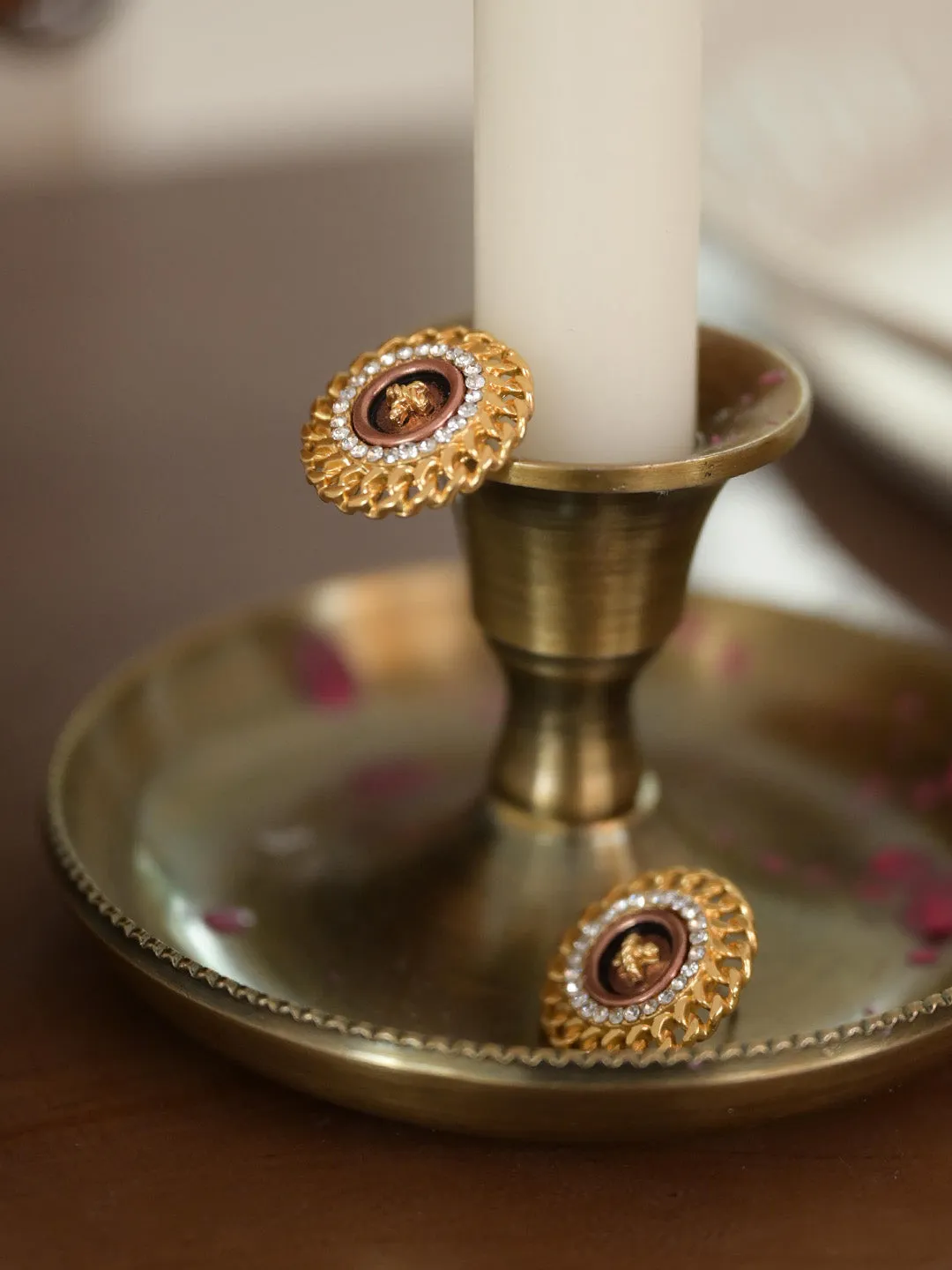 Macaron Gold Earrings sold by Simple Retro product image thumbnail 2