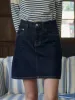 Kayleigh Vintage A-Line Cotton Denim Skirt sold by Simple Retro