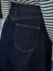 Kayleigh Vintage A-Line Cotton Denim Skirt sold by Simple Retro
