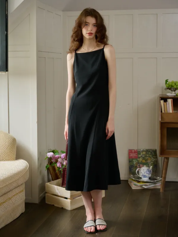 Cataleya Elegant Square Neck A-Line Sling Dress sold by Simple Retro