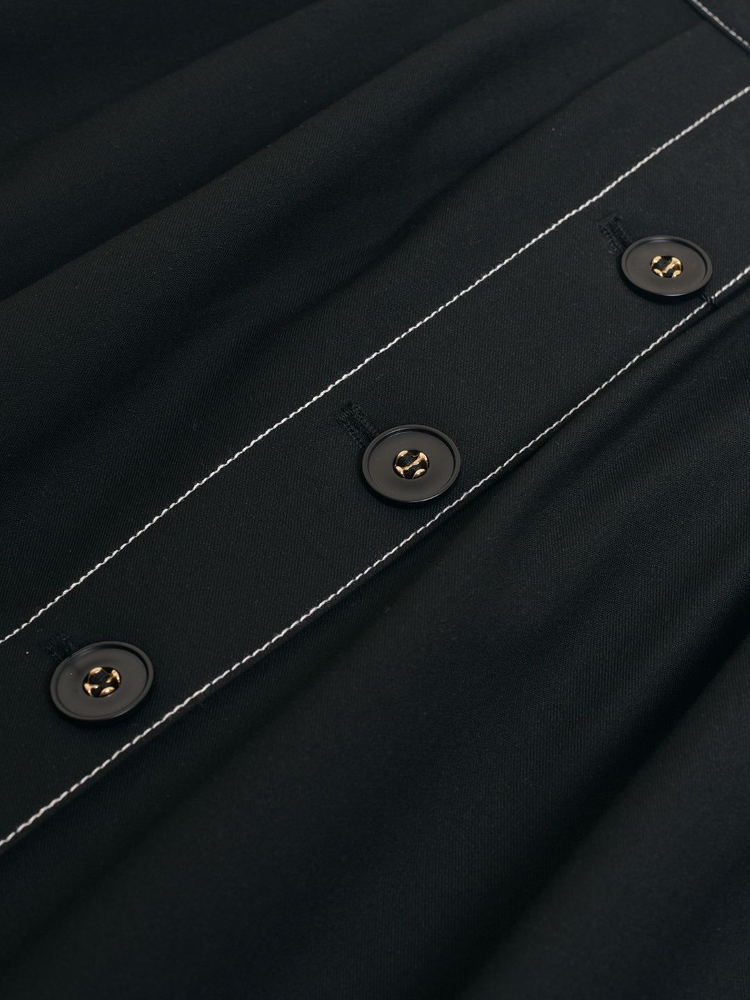 【FINAL SALE】Madge High-waisted Black Maxi Skirt sold by Simple Retro product image thumbnail 11