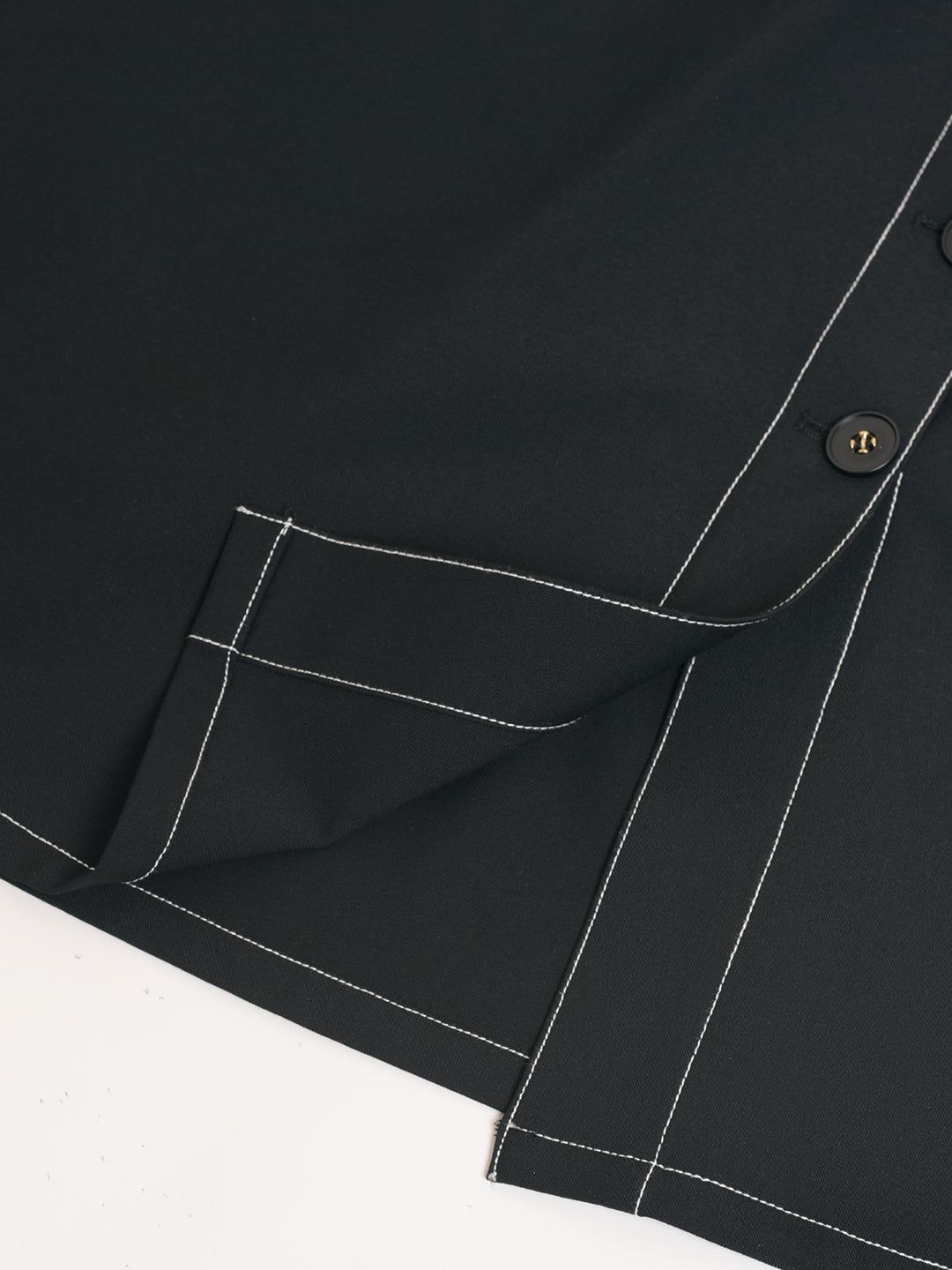 【FINAL SALE】Madge High-waisted Black Maxi Skirt sold by Simple Retro product image thumbnail 9