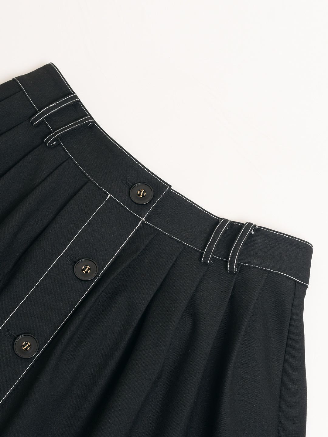 【FINAL SALE】Madge High-waisted Black Maxi Skirt sold by Simple Retro product image thumbnail 12