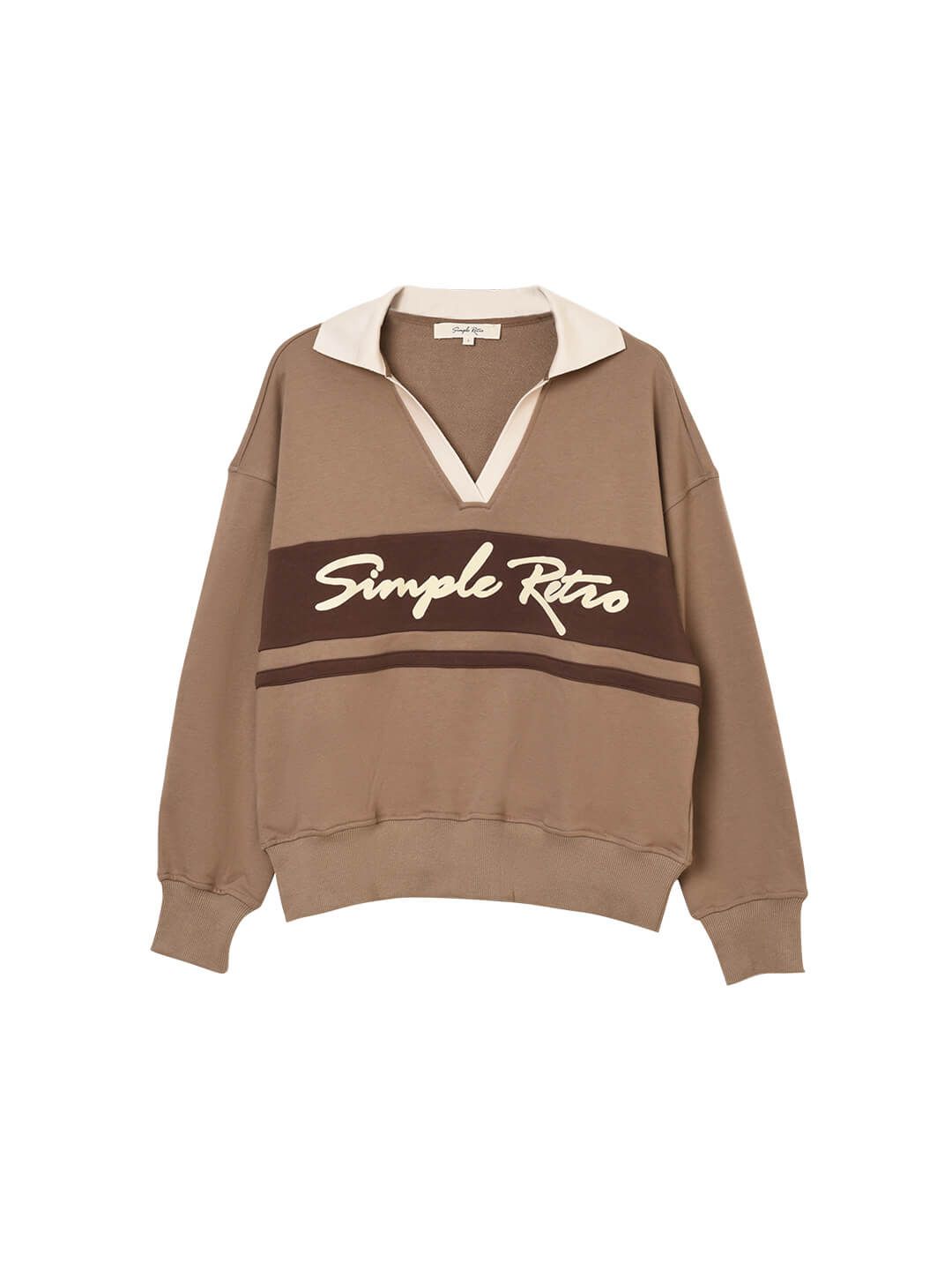 【Final Sale】Ellie Logo Printed Coffee Sweatshirt sold by Simple Retro product image thumbnail 6