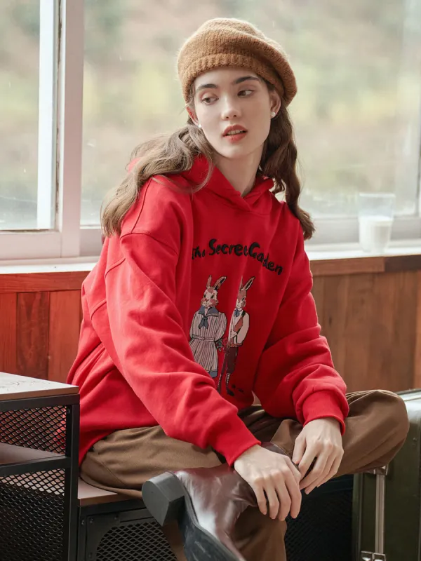 ◆Aelfric Eden◆Cute Bunny Print スウェットシャツ 送料込 Aelfric Eden Cute Bunny Print Sweatshirt – Aelfric eden