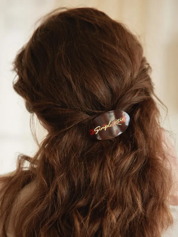 Retro Brown Hair Clips sold by Simple Retro