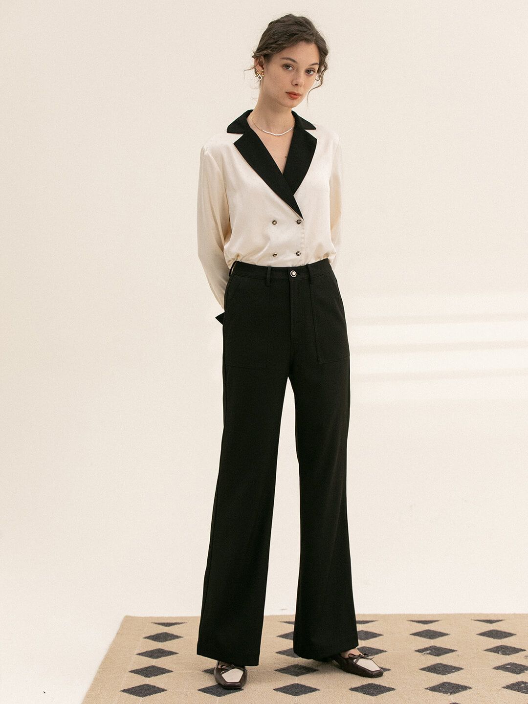 【SALE】Oaklee Bell-bottomed Corduroy Trousers sold by Simple Retro product image thumbnail 2