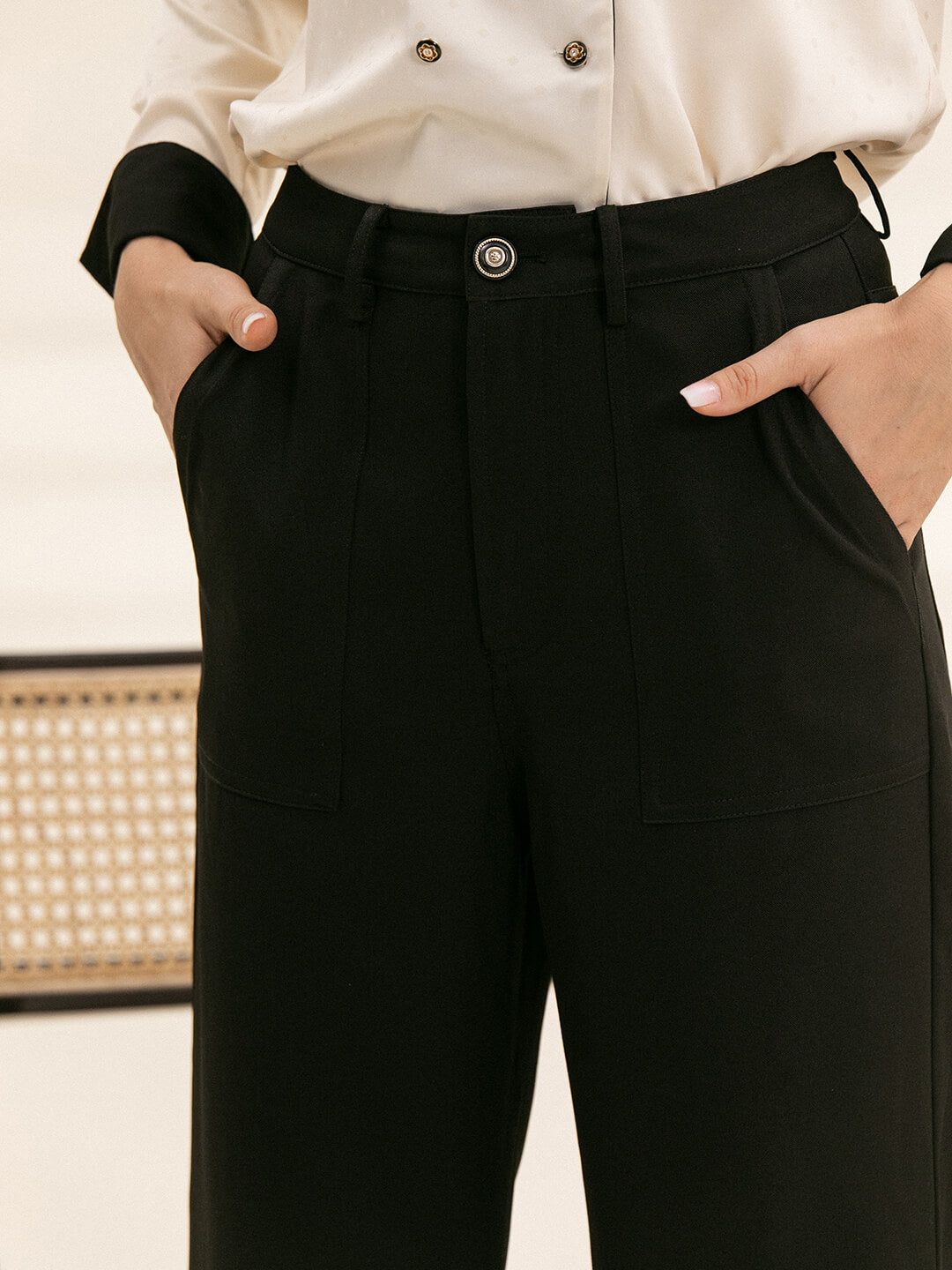 【SALE】Oaklee Bell-bottomed Corduroy Trousers sold by Simple Retro product image thumbnail 7