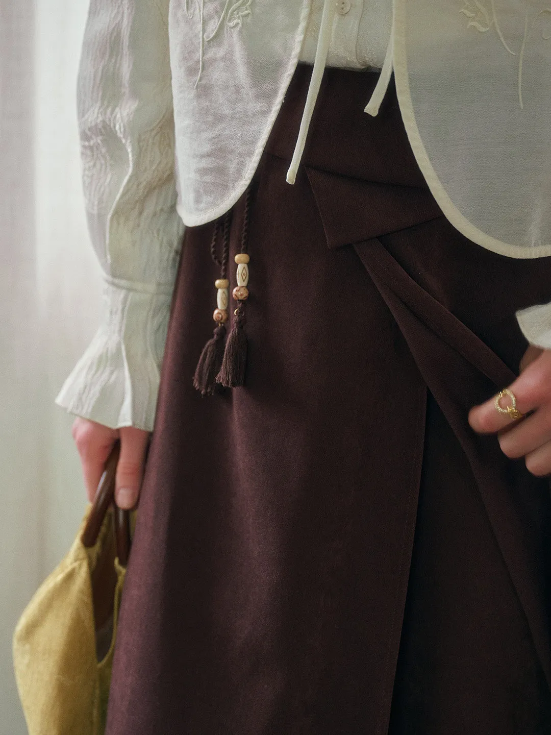 Delilah Tassel Pendant Corduroy Trousers sold by Simple Retro product image thumbnail 3