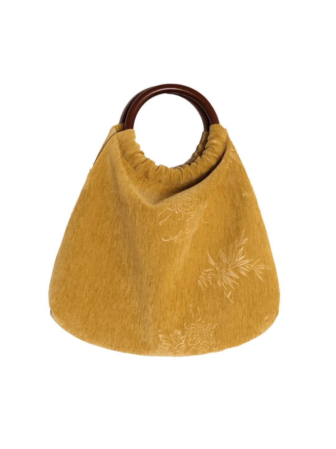 Nyla Floral Corduroy Handbag sold by Simple Retro product image thumbnail 2