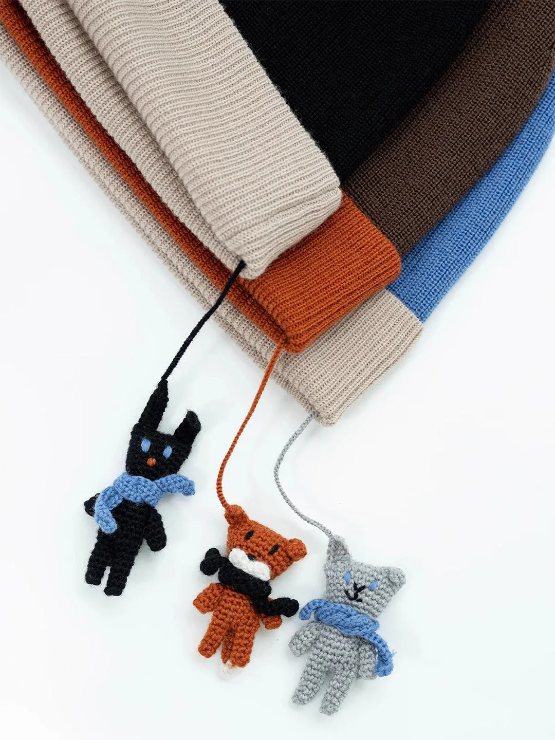 Chowxiaodou 100% Wool Knit Beanie sold by Simple Retro product image thumbnail 3