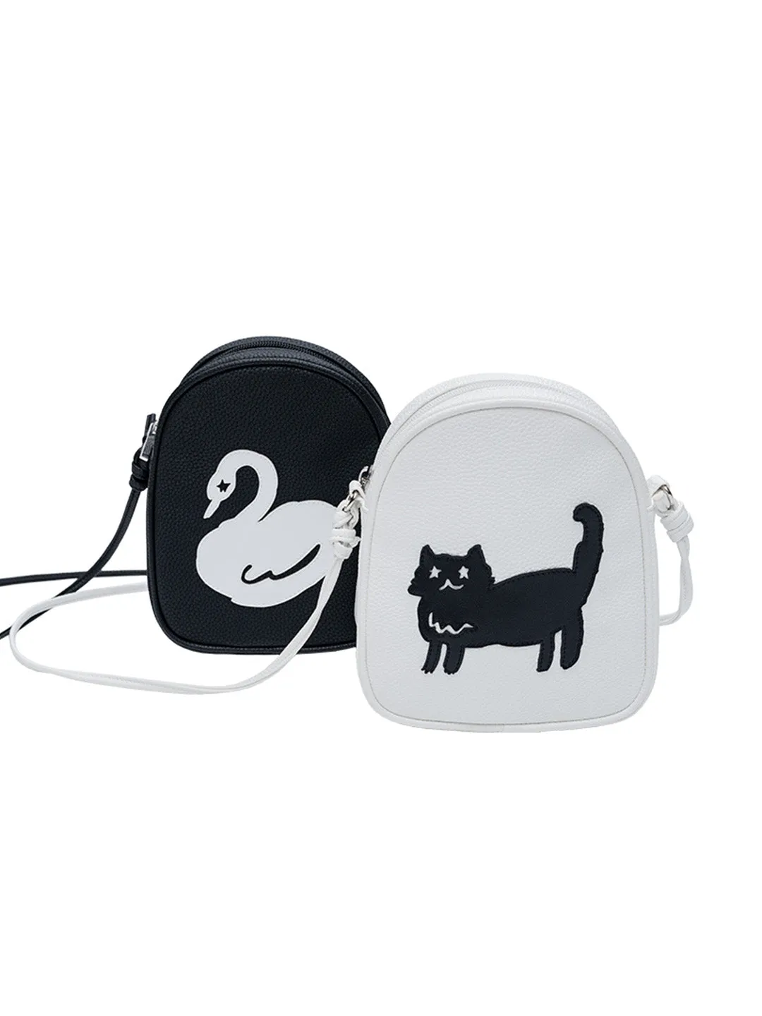 Chowxiaodou Texture Crossbody Bag sold by Simple Retro product image thumbnail 4