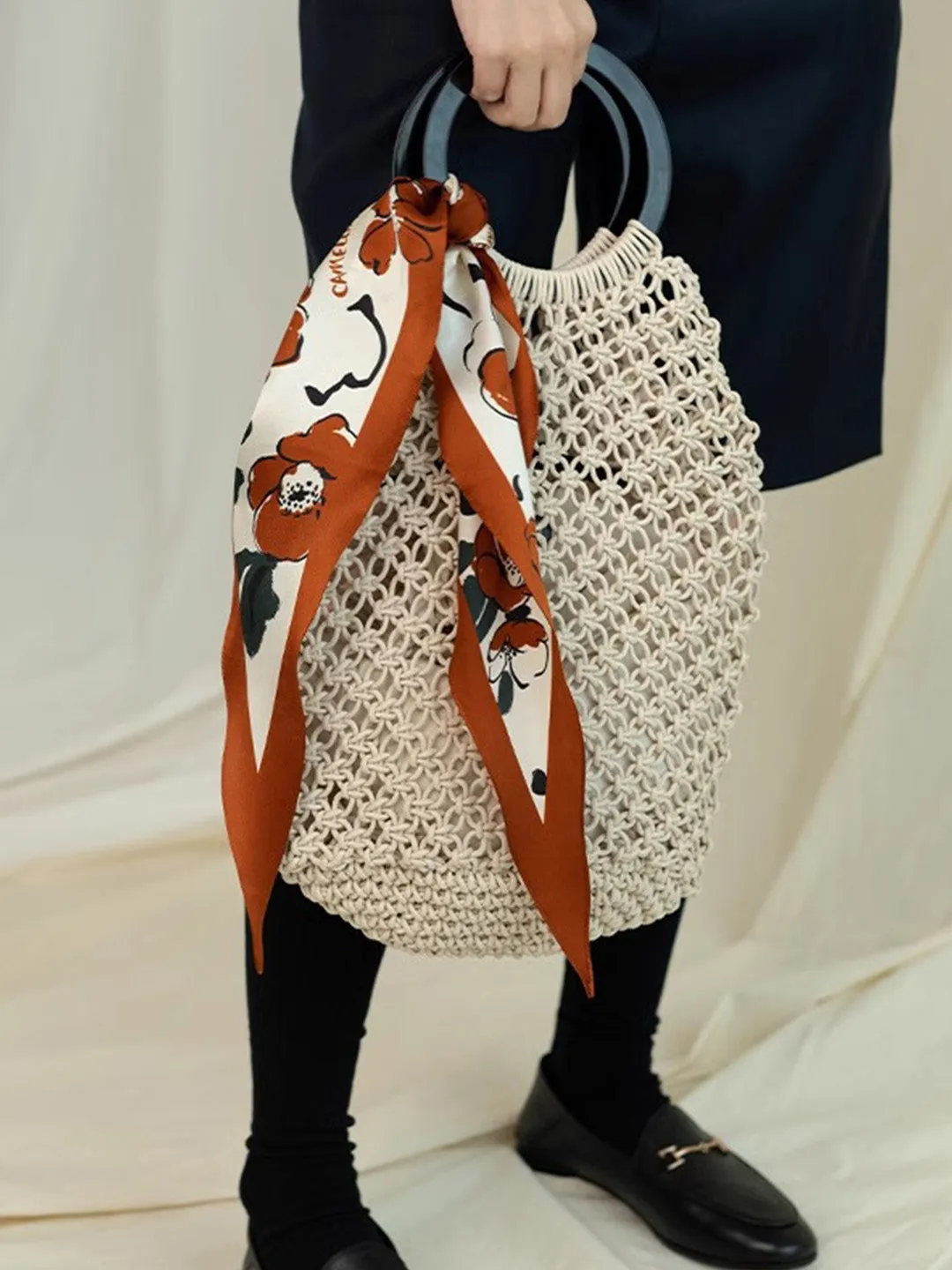 Chowxiaodou Woven Bracelet Bag sold by Simple Retro