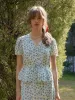 Rebecca V-Neck Floral Blouse sold by Simple Retro