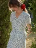 Rebecca V-Neck Floral Blouse sold by Simple Retro