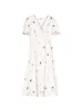 Haven V-Neck Floral Puff Sleeves Dress sold by Simple Retro