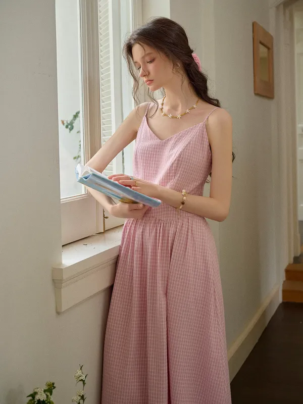 Savannah Suspender Plaid Dress sold by Simple Retro
