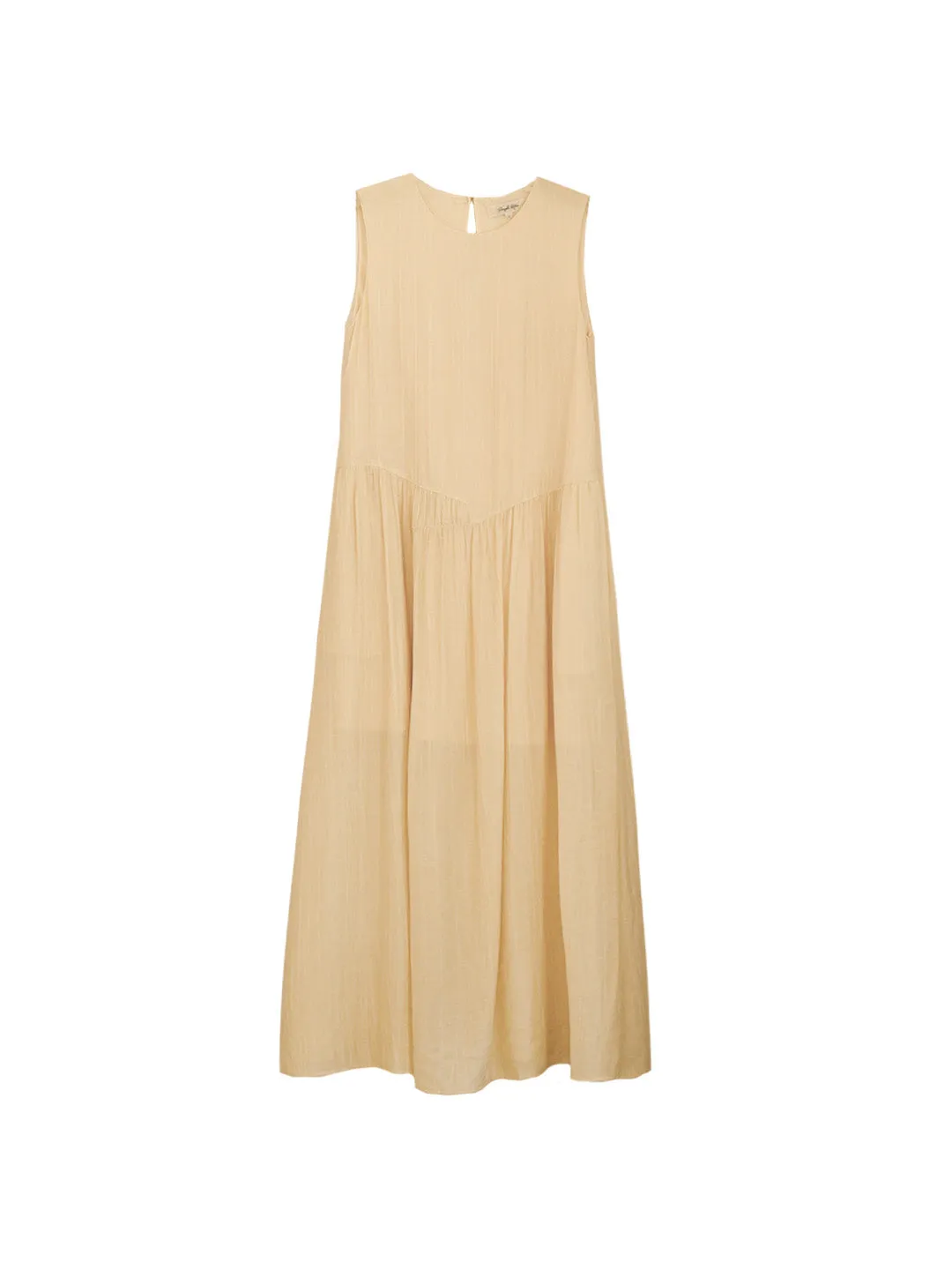 Maria Round Neck Sleeveless Viscose Dress sold by Simple Retro product image thumbnail 2