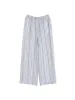 Nayeli Stripes 100% Linen Trousers - White sold by Simple Retro