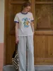 Nayeli Stripes 100% Linen Trousers - White sold by Simple Retro