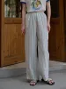 Nayeli Stripes 100% Linen Trousers - White sold by Simple Retro