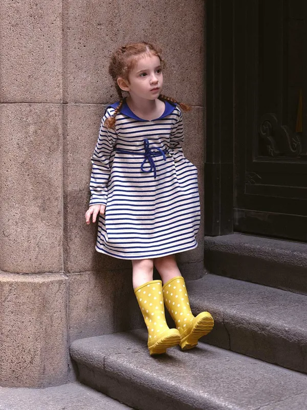 【Final Sale】Nocry Striped Linen Dress sold by Simple Retro