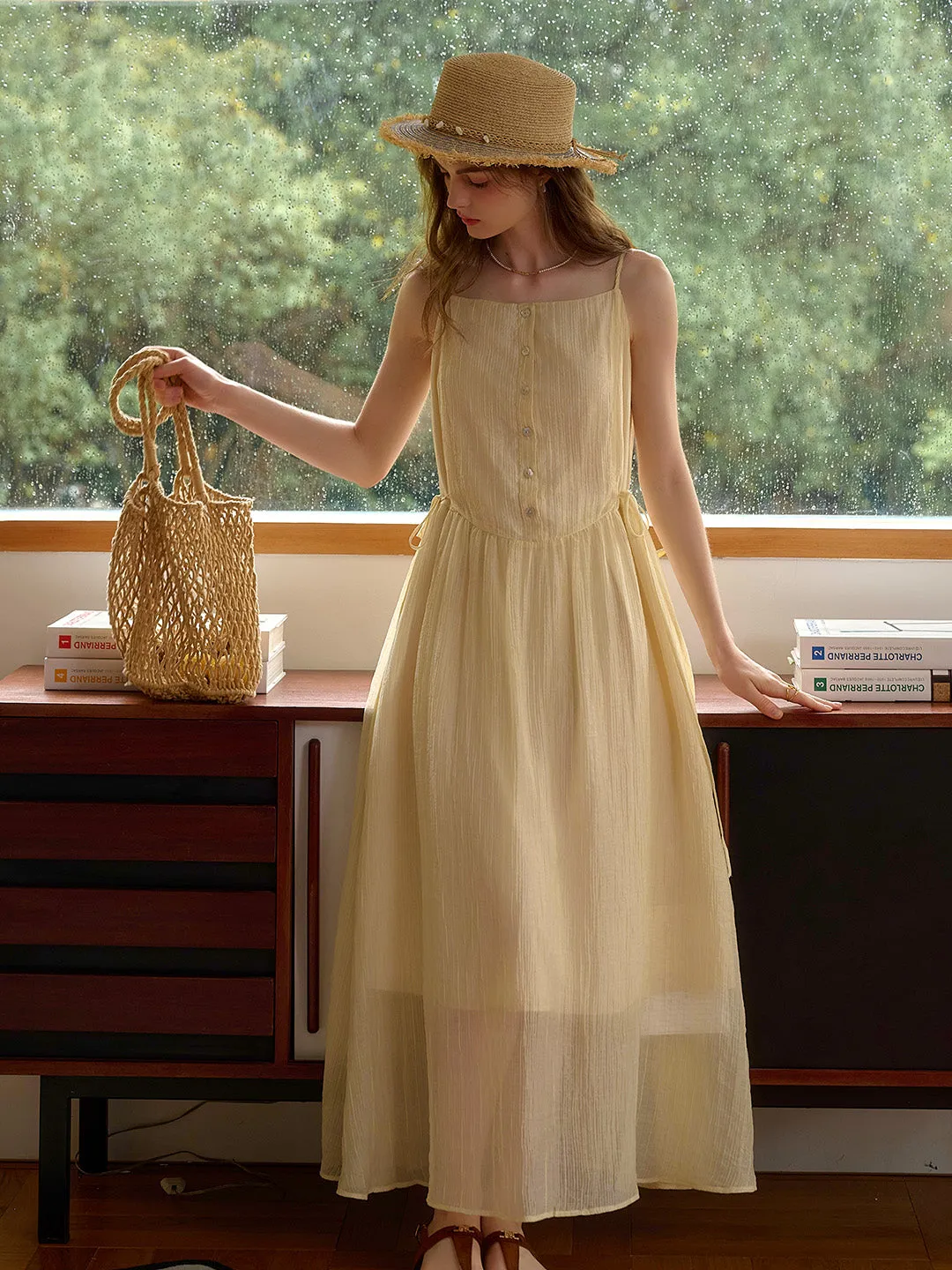 Amara Suspender Tie Lysel Dress sold by Simple Retro product image thumbnail 4